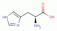 L-histidine 
an amino acid with a secondary amino group